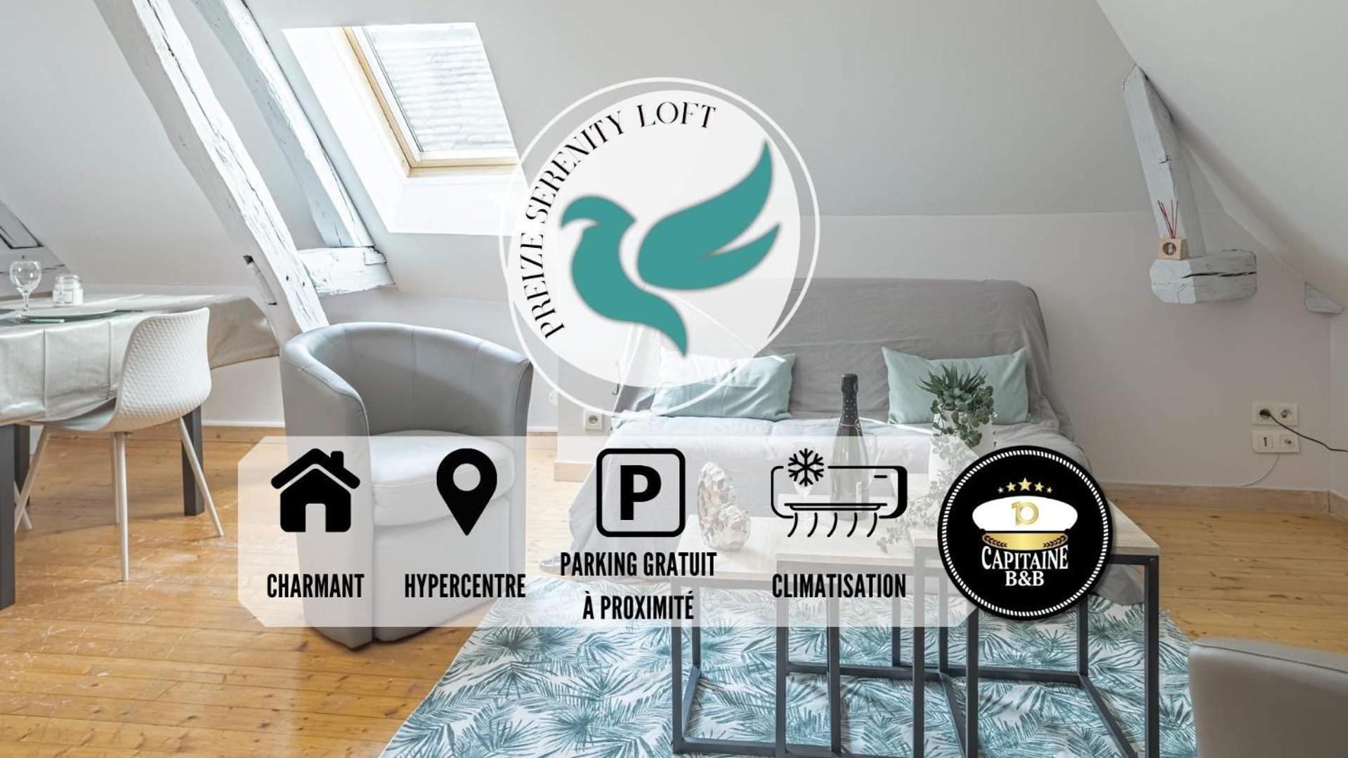 Preize Serenity Loft - Hypercentre - 2 Pers. Troyes Zewnętrze zdjęcie